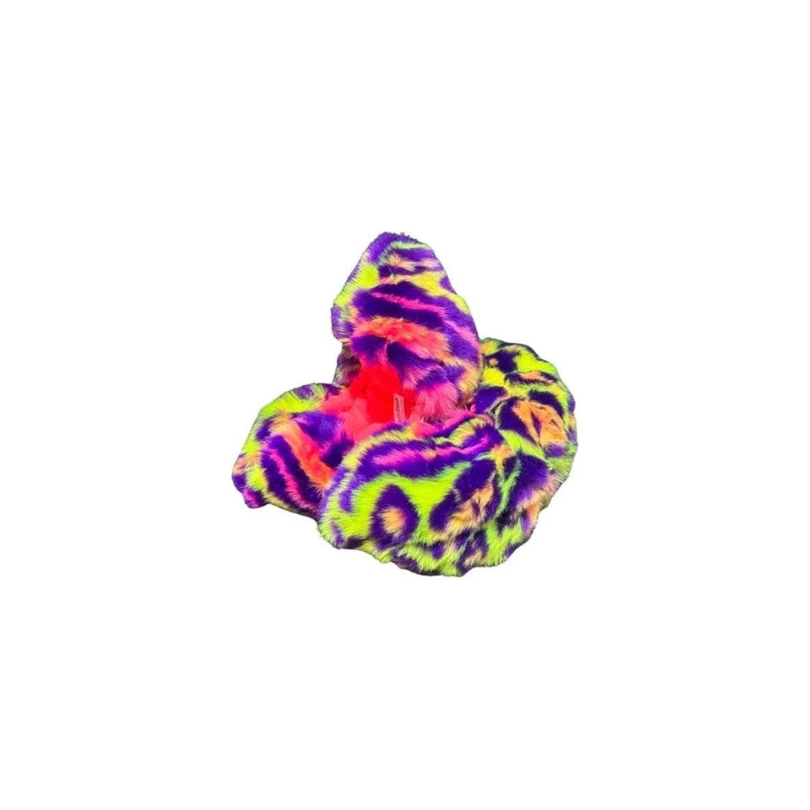 Fuzzy Soakers - Neon Cheetah Crazy Fur