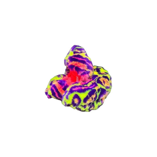 Fuzzy Soakers - Neon Cheetah Crazy Fur
