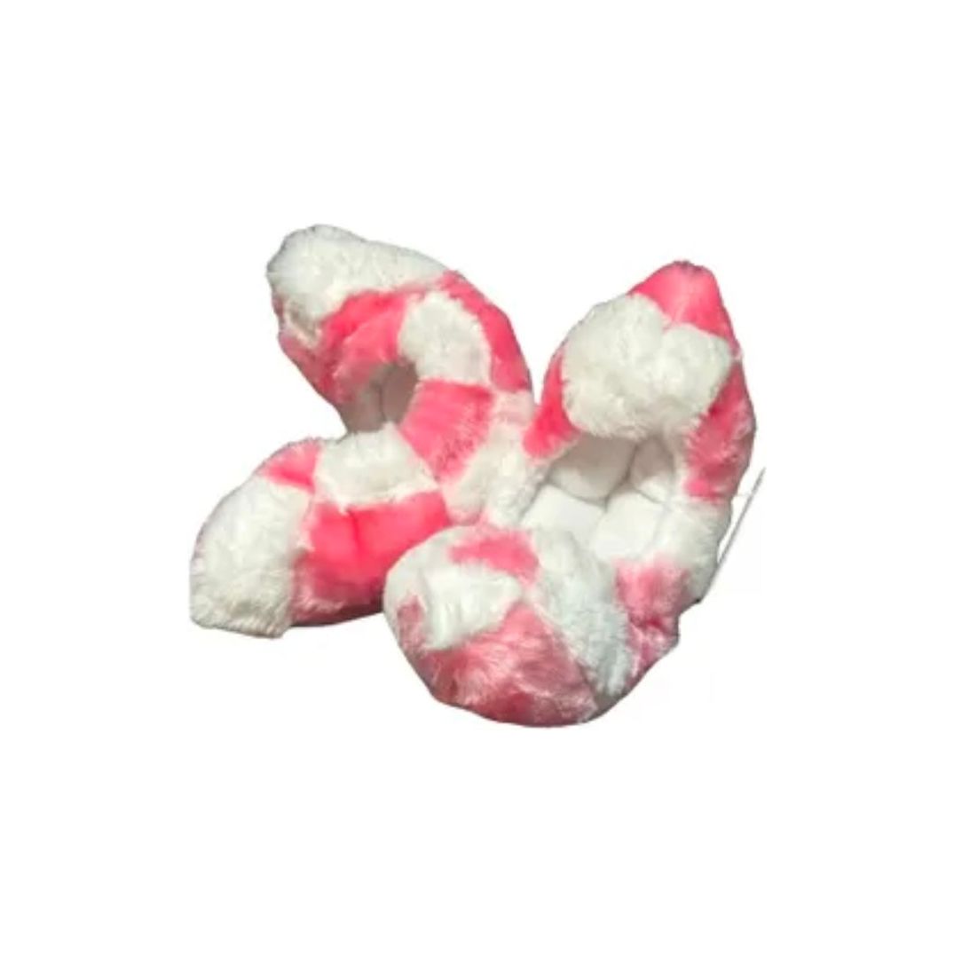 Fuzzy Soakers - - Barbie Pink Checker Board Crazy Fur Soakers
