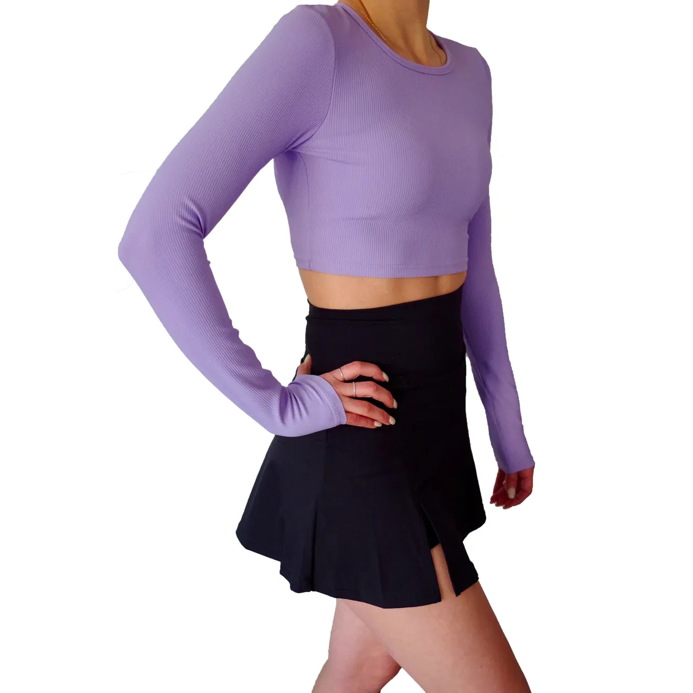 Triangle Ice Skating Crop Top