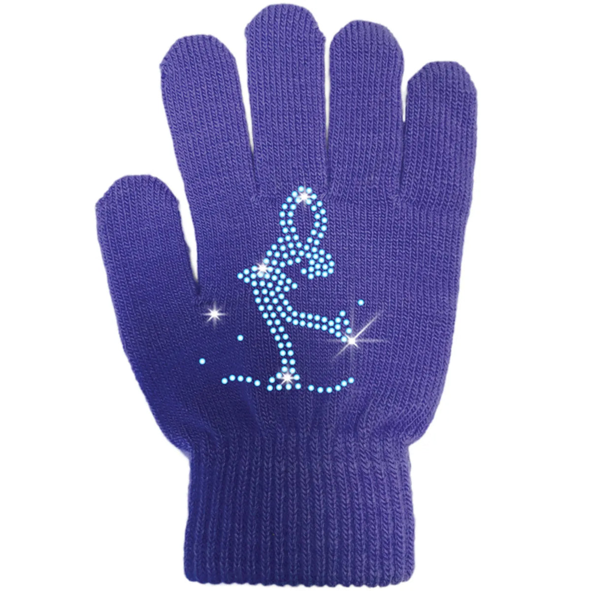 ChloeNoel Ice Skating Gloves - GV22-BB/Skate Crystals - The Sharper Edge Skates