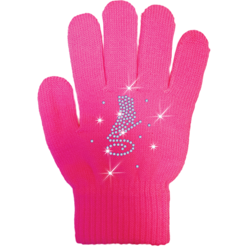 ChloeNoel Ice Skating Gloves - GV22-BB/Skate Crystals - The Sharper Edge Skates