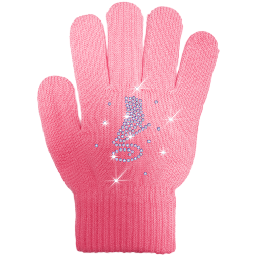 ChloeNoel Ice Skating Gloves - GV22-BB/Skate Crystals - The Sharper Edge Skates