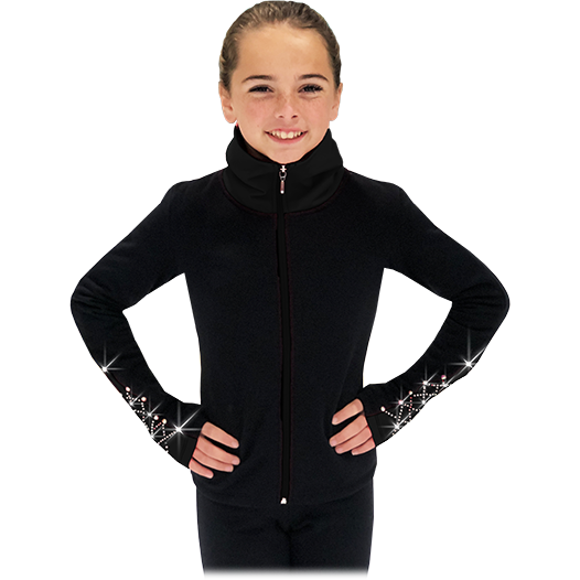 ChloeNoel JS883P (Elite Polartec Fleece Contrast Jackets ) - The Sharper Edge Skates