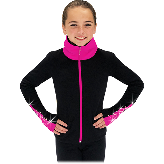 ChloeNoel JS883P (Elite Polartec Fleece Contrast Jackets ) - The Sharper Edge Skates