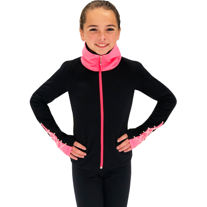 ChloeNoel JS883P (Elite Polartec Fleece Contrast Jackets ) - The Sharper Edge Skates