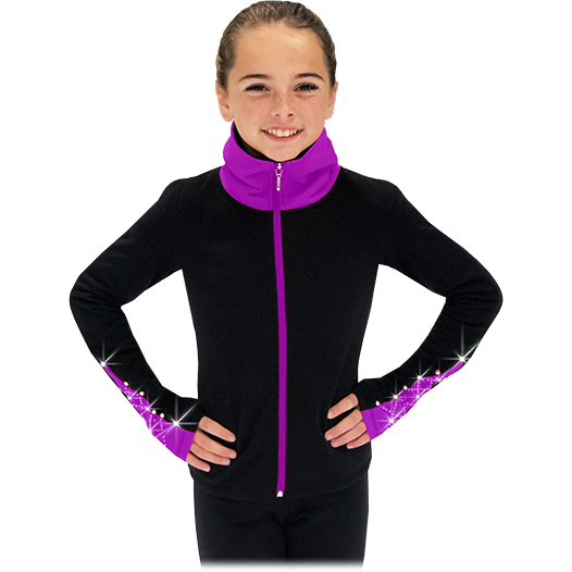 ChloeNoel JS883P (Elite Polartec Fleece Contrast Jackets ) - The Sharper Edge Skates