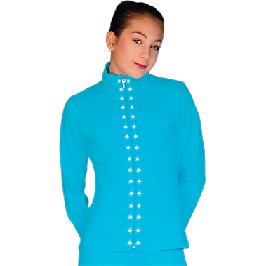 ChloeNoel JT811 Solid Fleece Fitted Elite Jacket w/ Thumb Holes - The Sharper Edge Skates