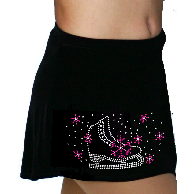 ChloeNoel Black A-line Skirt K01 - The Sharper Edge Skates