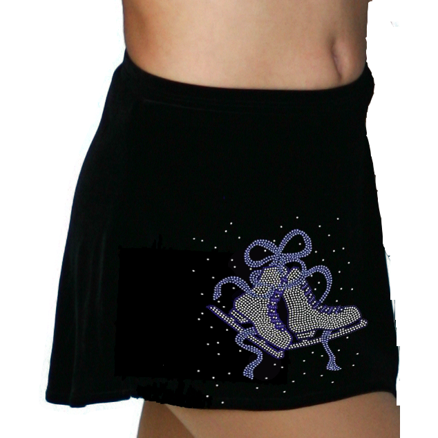 ChloeNoel Black A-line Skirt K01 - The Sharper Edge Skates