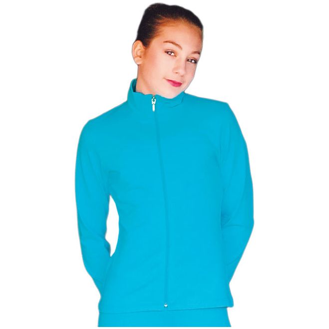 JS735 Solid Color Elite Figure Skating Jacket w/ Thumb Holes