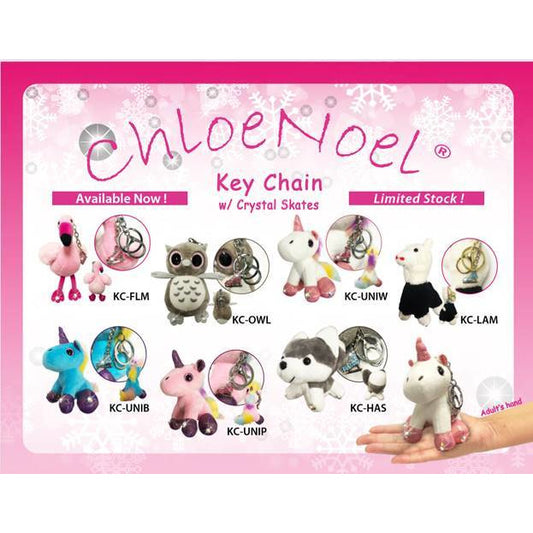 ChloeNoel Animal Key Chain Wallets with Crystal Skates - The Sharper Edge Skates