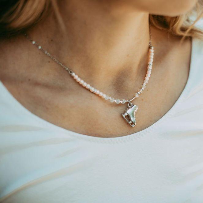 Beaded Skating Necklace