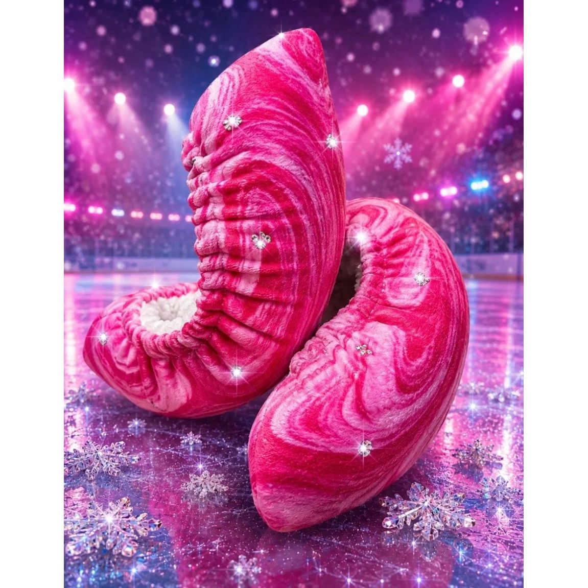 Pink Stardust Crystal Fuzzy Soakers™ - CR08SD