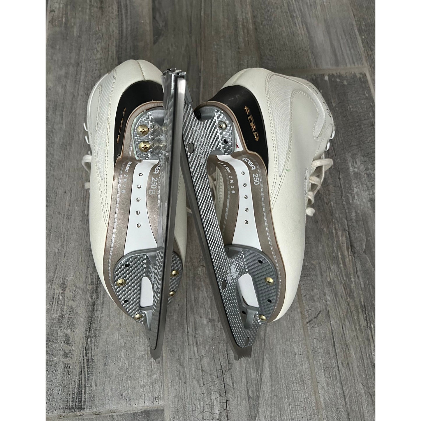 Edea Ice Fly Used - 250 B w/black heels & Phoenix Gold Seal 9.25" SALE!!!!