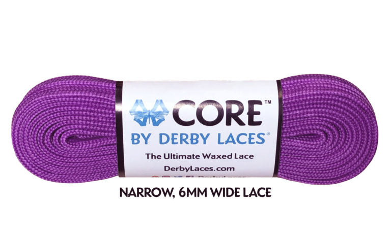 Waxed CORE Shoelace by Derby Laces (NARROW 6MM WIDE LACE)