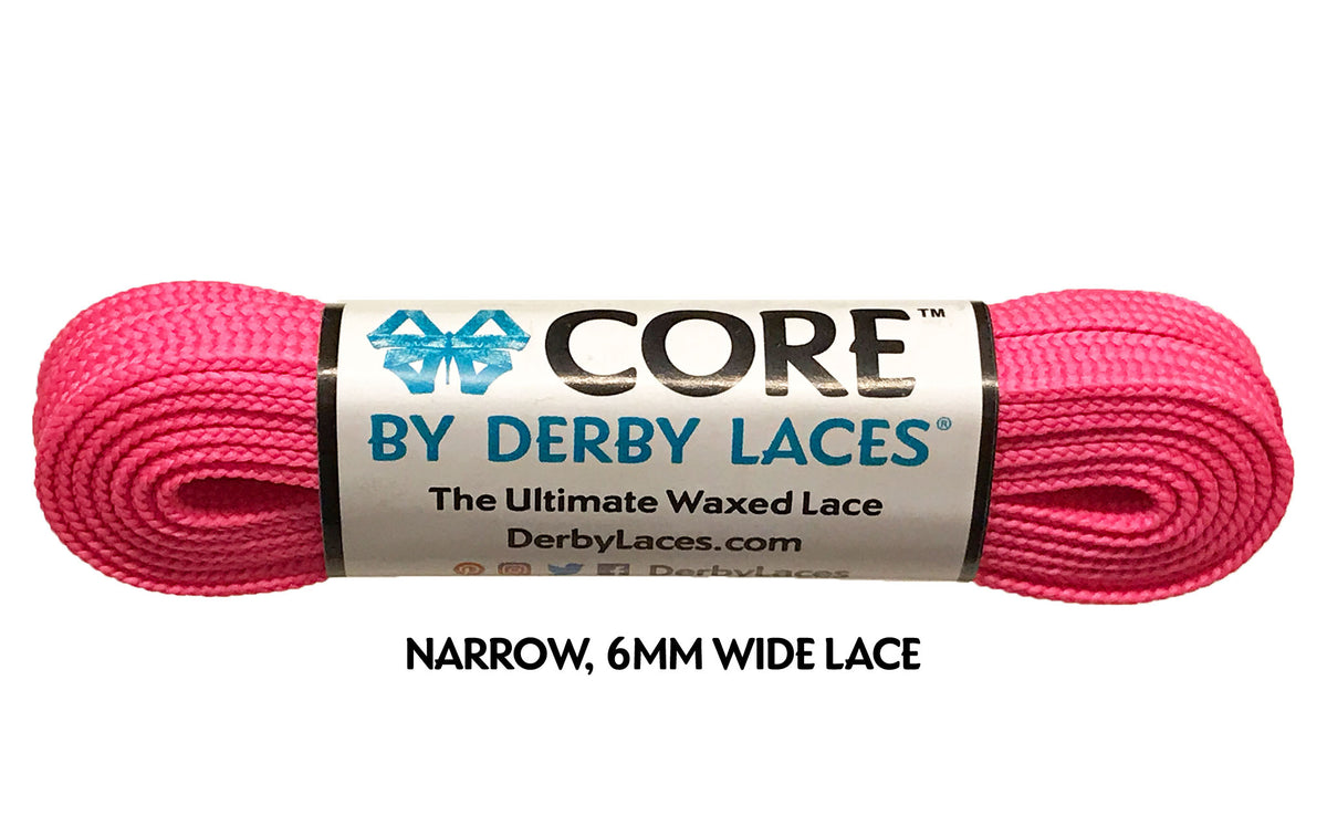 Waxed CORE Shoelace by Derby Laces (NARROW 6MM WIDE LACE)