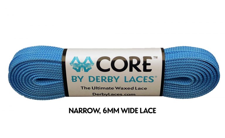 Waxed CORE Shoelace by Derby Laces (NARROW 6MM WIDE LACE)