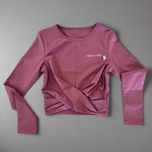 Long Sleeves Twisted Skating Shirt