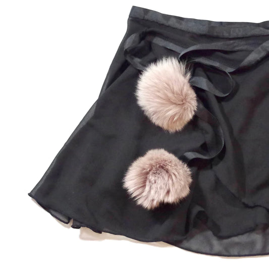Fluffy Wrap Skirt