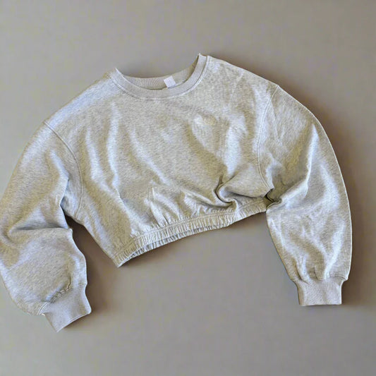 Cropped Ice Skating Sweatshirt