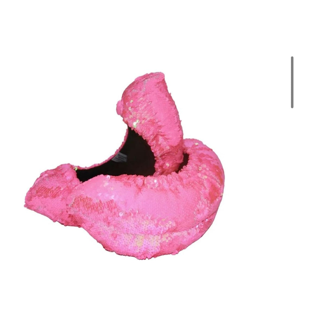 Mermaid Flip - Flipz®0NPP Neon Pink to Matte Pink Reversible Sequin Flipz Soakers