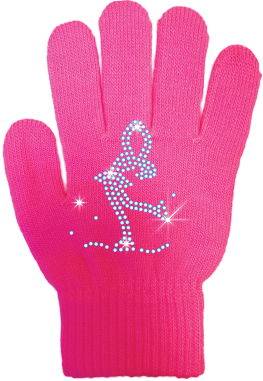 ChloeNoel Ice Skating Gloves - GV22-BB/Skate Crystals
