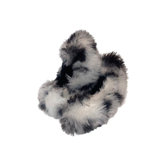 Fuzzy Soakers - A0BWP - Shaggy Black and White Puppy Dog Crazy Fur Soaker