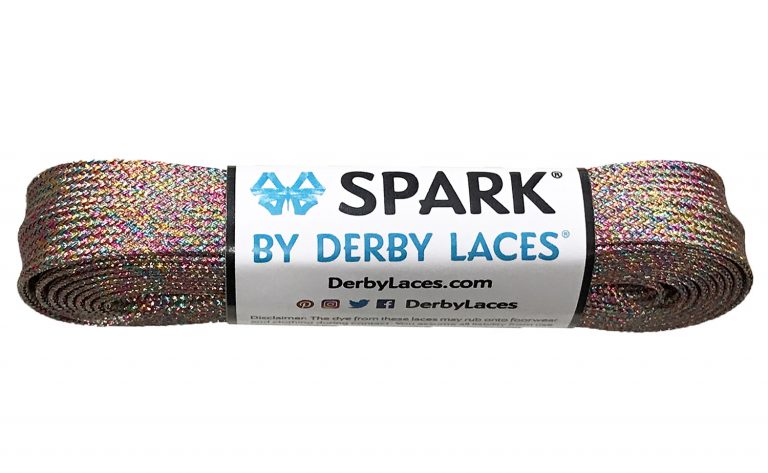 SPARK by Derby Laces Metallic Roller Derby Skate Lace