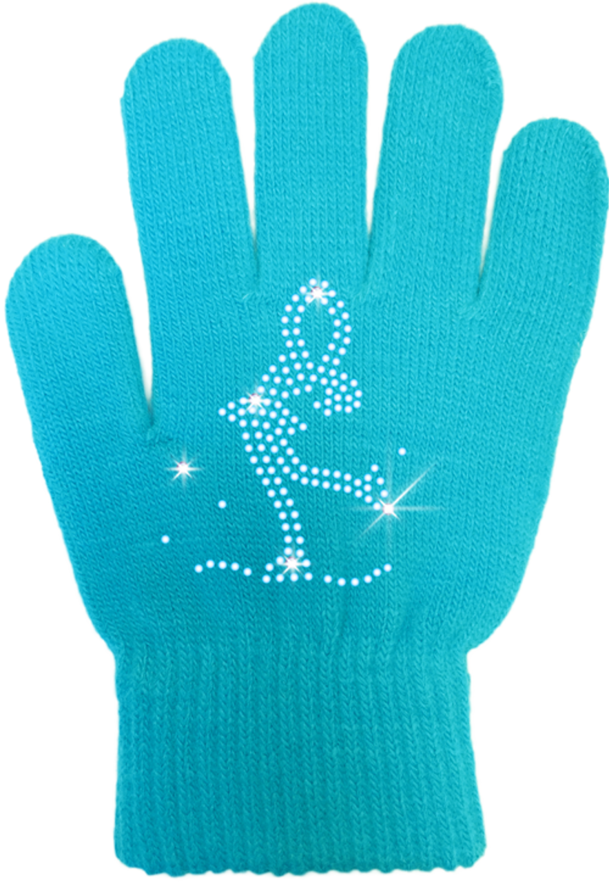 ChloeNoel Ice Skating Gloves - GV22-BB/Skate Crystals