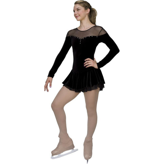 Chloe Noel Spiral Figure Skating Leggings P06 Fuchsia with