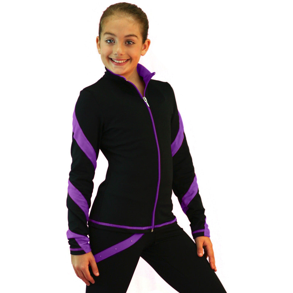 ChloeNoel Figure Skating Spiral Outfit - Pants & Jacket Combination - The Sharper Edge Skates