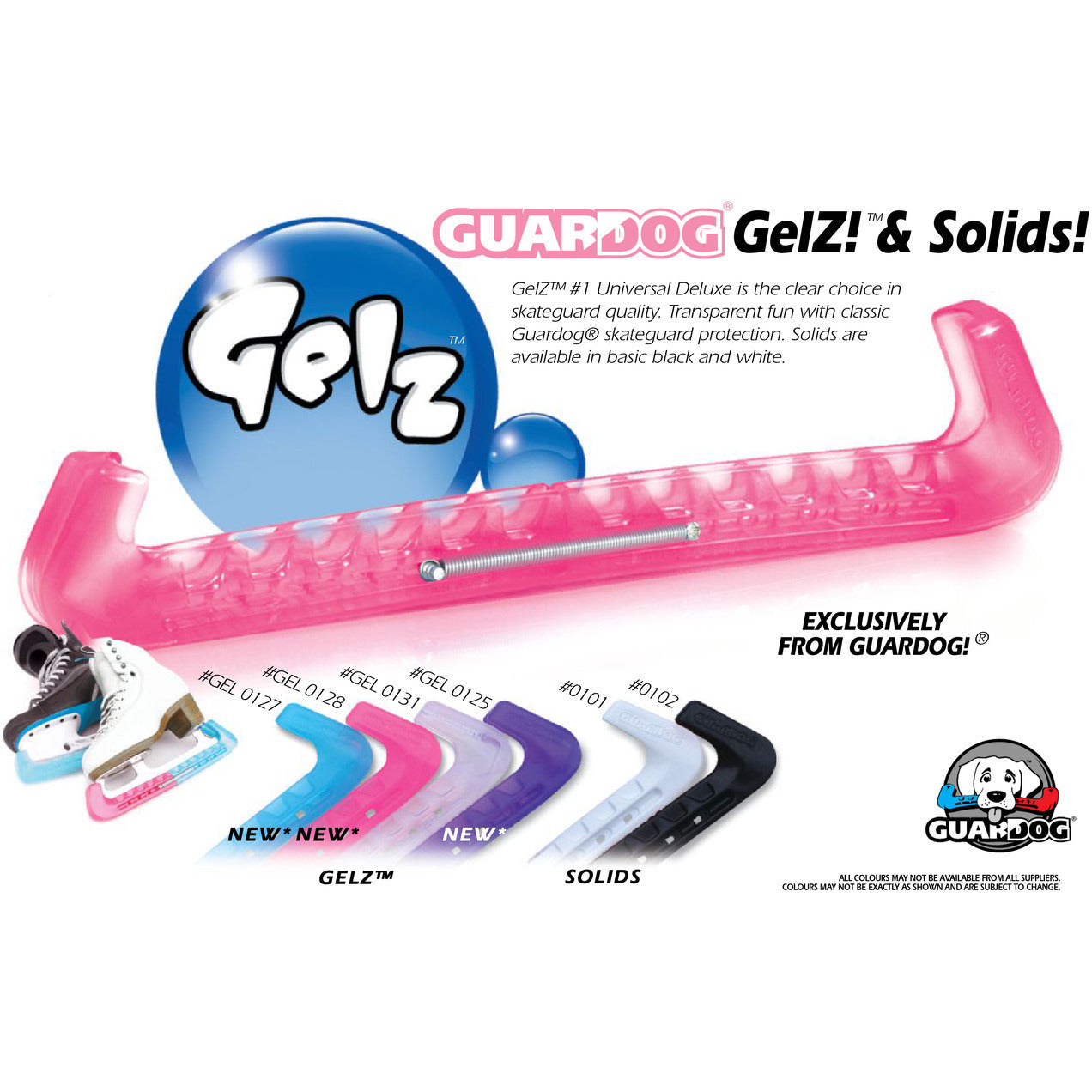 Guard Dog 2 Piece Universal Skate Guards Gelz and Solids - The Sharper Edge Skates
