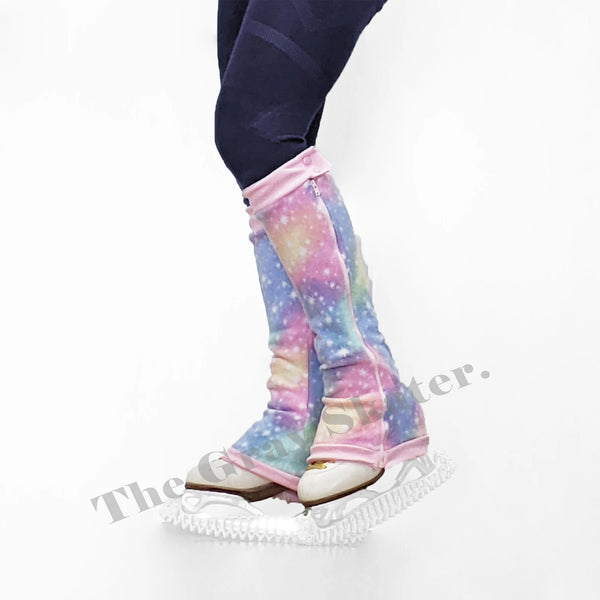 Zip off - Pastel Rainbow Leg Warmers